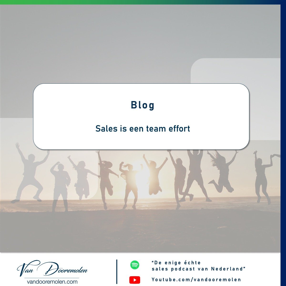 Sales is een team effort
