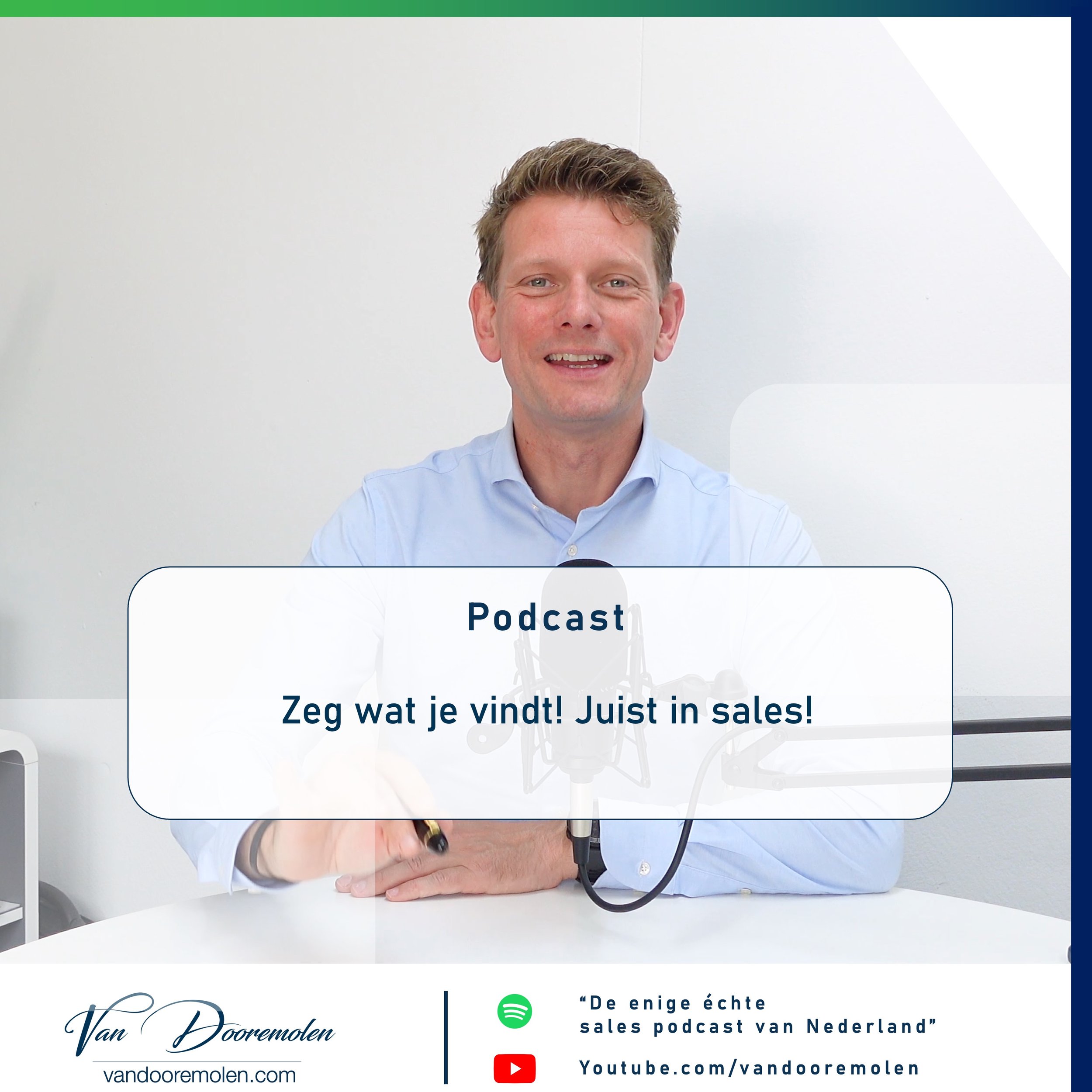 Zeggen wat je vindt, is ook sales